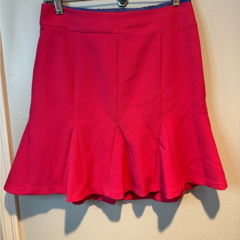 Elegant Pink Flared Skirt banana Republic